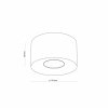 Nowoczesna oprawa sufitowa tuba brązowa reflektor spot minimalistyczna uniwersalna klasyczna ORION S 11340 TK-Lighting